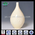 Carved Ivory Ceramic Decoration Flower Vase
